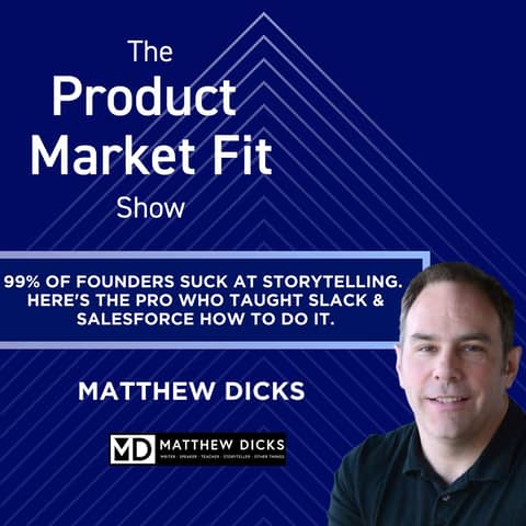 99% of founders SUCK at storytelling. Here's the pro who taught Slack & Salesforce how to do it. | Matthew Dicks, professional storyteller & bestselling author of Storyworthy.