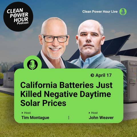 California Batteries Just Killed Negative Daytime Solar Prices
