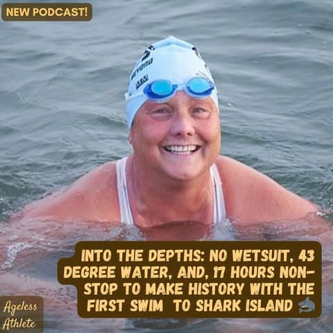 #51 No Wetsuit, 43 Degree Water, And 17 Hours Non-Stop, To Make History With The First Swim To Shark Island