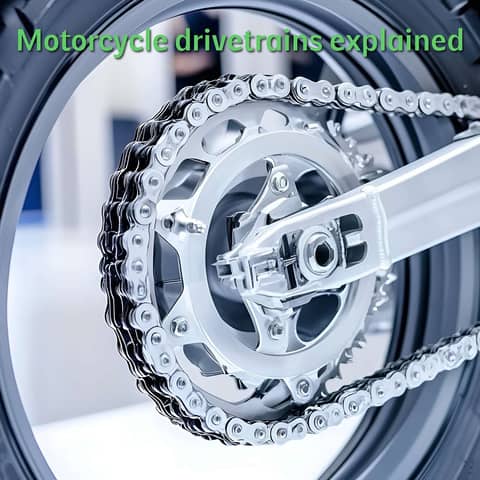 Motorcycle Drivetrains Explained: Chains, Belts, and Shafts