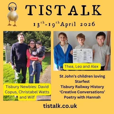 13th-19th April 2026 E6 S11 Christabel and David, St John's Kids, Tisbury Railway History, 'Creative Conversations', Poetry