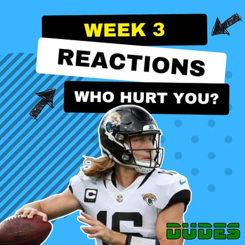 Week 3 Recap + Who hurt you, Dolphins Backfield, and More