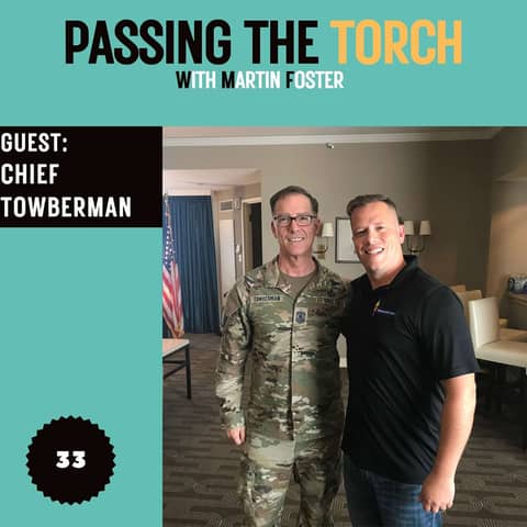 Ep 33: CMSSF Towberman | Exploring the Intersection of Performing Arts and Military Leadership with the Chief Master Sergeant of the Space Force (CMSSF)