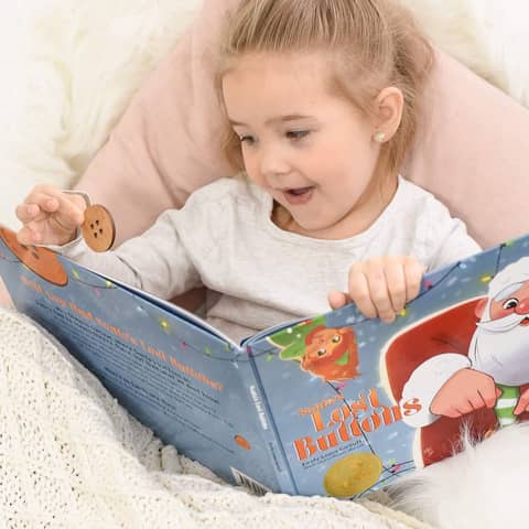 Santa’s lost buttons Award Winning Author Kirsty-Louise Garbutt  joins me in a mum waffle