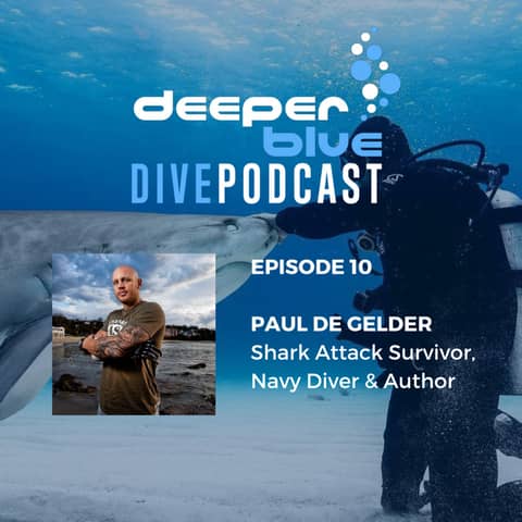 Shark Attack Survivor Paul De Gelder on how a Bull Shark took an arm and a leg but gave him something back, and TV Host Kinga Philipps on why she is hot for Shark Snot