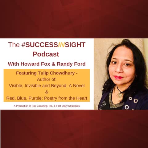 Tulip Chowdhury - Author of Visible, Invisible and Beyond: A Novel & Red, Blue, Purple: Poetry from the Heart