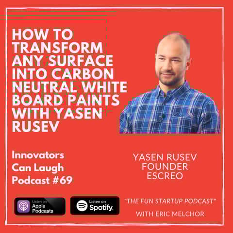 How to transform any surface into Carbon neutral white board paints with Yasen Rusev