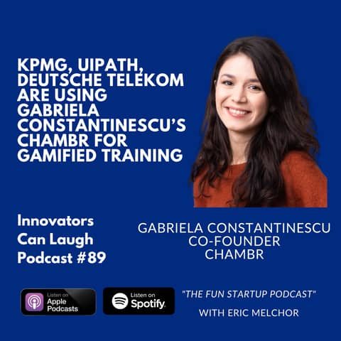 KPMG, UiPath, Deutsche Telekom are using Gabriela Constantinescu’s Chambr for Gamified Training