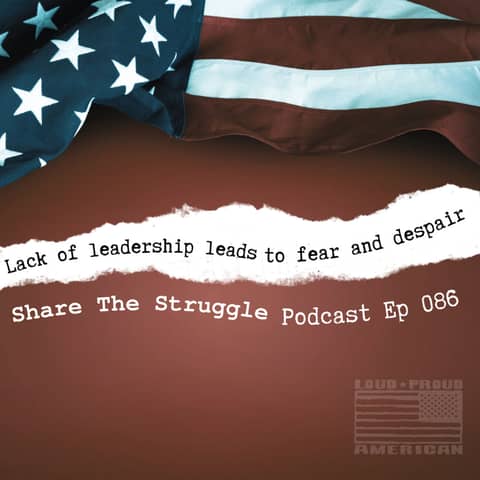 Lack of leadership leads to fear and despair 086