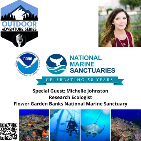 Michelle Johnston, Research Ecologist at the Flower Garden Banks National Marine Sanctuary