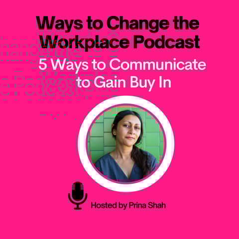 21. Five Ways to Communicate to Get Buy In