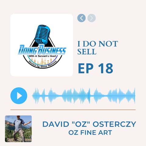 I Do Not Sell - David Oz Osterczy Founder & CEO with OZ Fine Art Studio LLC