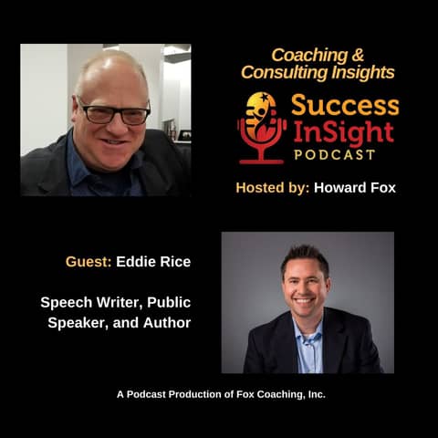 Eddie Rice - Speech Writer, Public Speaker, and Author