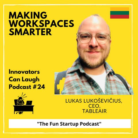 Lithuanian startup founder Lukas Lukosevicius is making workspaces smarter with Table Air