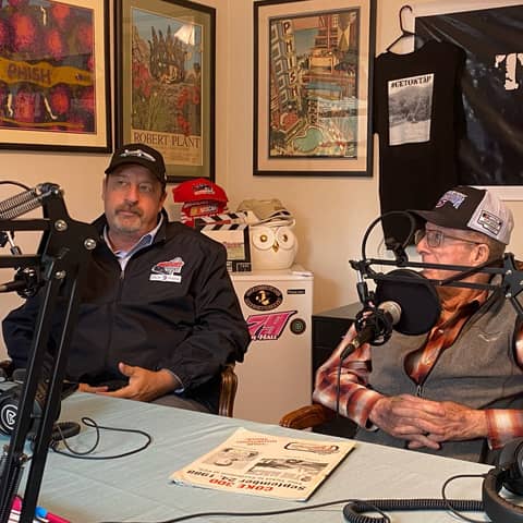 Ole Rebel Guy with Franklin County Speedway Legend Gerald Compton, Featuring SMART Modified Tour Director Chris Williams