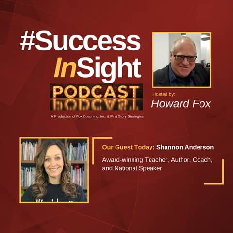 Shannon Anderson, Award-winning Teacher, Author, Coach, and National Speaker