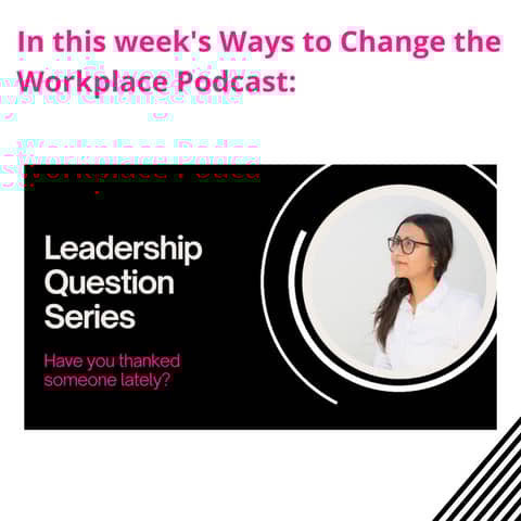 28. Have you thanked someone lately?