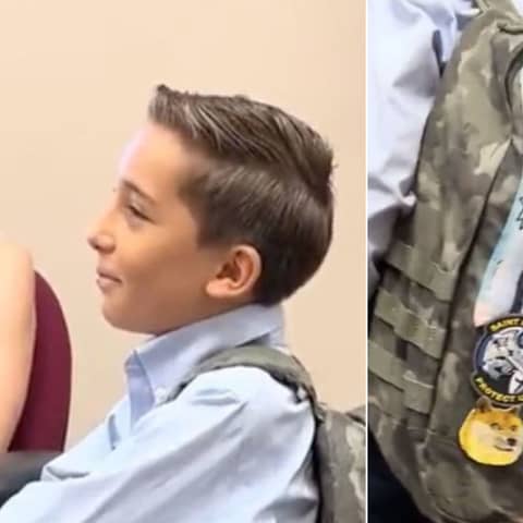 Based Backpack Kid Jaiden Rodriguez & Mother Eden Rodriguez live from Liberty Con