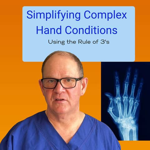 The Rule of Threes: Simplifying Complex Hand Conditions in Medicine