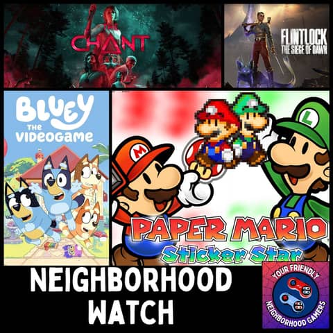 Paper Mario Sticker Star, Bluey the Videogame, The Chant, and More - Aubrey Officially Joins the Show!