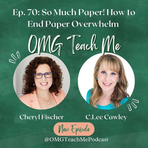 Ep. 70: So Much Paper! How to End Paper Overwhelm and Get Organized with C.Lee Cawley