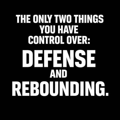 981. Coach Pat Summitt: The ONLY 2 Things You Have Control Over: Defense & Rebounding