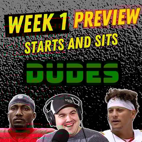 Week 1 Kickoff, Starts, Sits, and Matchups Preview
