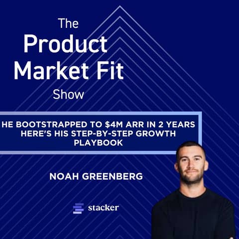He bootstrapped to $4M ARR in 2 years. Here's his LinkedIn playbook you can't ignore. | Noah Greenberg, Founder of Stacker