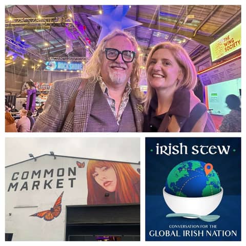 Belfast Night Czar Michael Stewart & Foodie Entrepreneur Caroline Wilson at The Common Market!