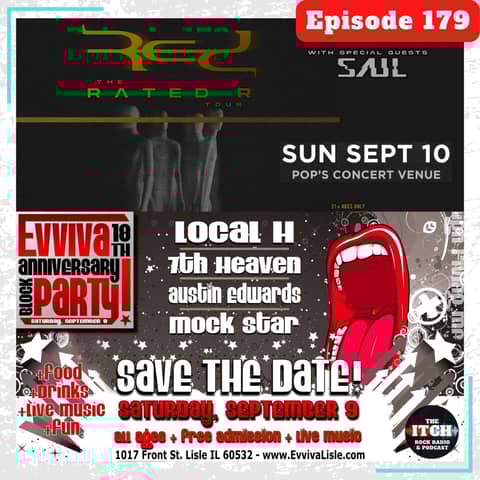 E179 The Itch On Tour: Red & SAUL + Local H