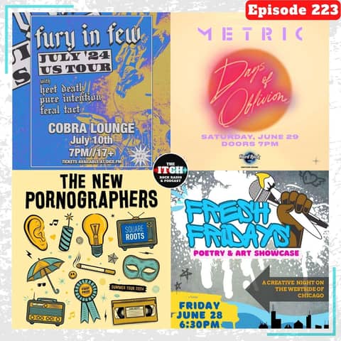 E223 Concert Catch-up: Micah Bournes, Fury in Few, Metric, & The New Pornographers