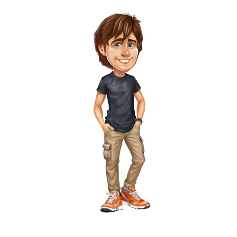 Why and how did Buck fall down the stairs?