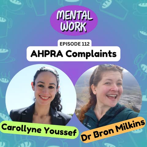 AHPRA Notifications (with Dr Carollyne Youssef)