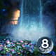 Sleep to Waterfall in Enchanted Forest | 8 Hours Water Sound