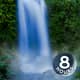 White Noise of a Waterfall 8 Hours --- Perfect for Falling Asleep!