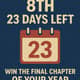 DECEMBER 8TH: 23 Days Left — Turning Holiday Depression Into Year-End Power
