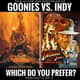 "Indiana Jones and the Temple of Doom" (1984) vs. "The Goonies" (1985): Part 2 "Indiana Jones and the Temple of Doom" (1984) vs. "The Goonies" (1985): Part 2