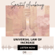 Universal Law of Increase {51 of 52 Series}