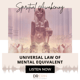 Universal Law of Mental Equivalent {50 of 52 Series}