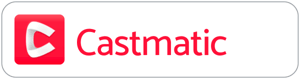 Castamatic podcast player badge
