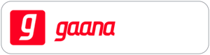 Gaana podcast player badge