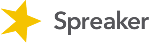 Spreaker podcast player logo