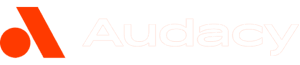 Audacy podcast player logo