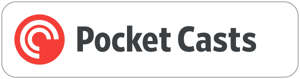 PocketCasts podcast player badge