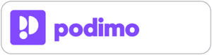 Podimo podcast player badge