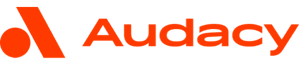 Audacy podcast player logo