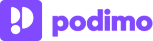 Podimo podcast player logo