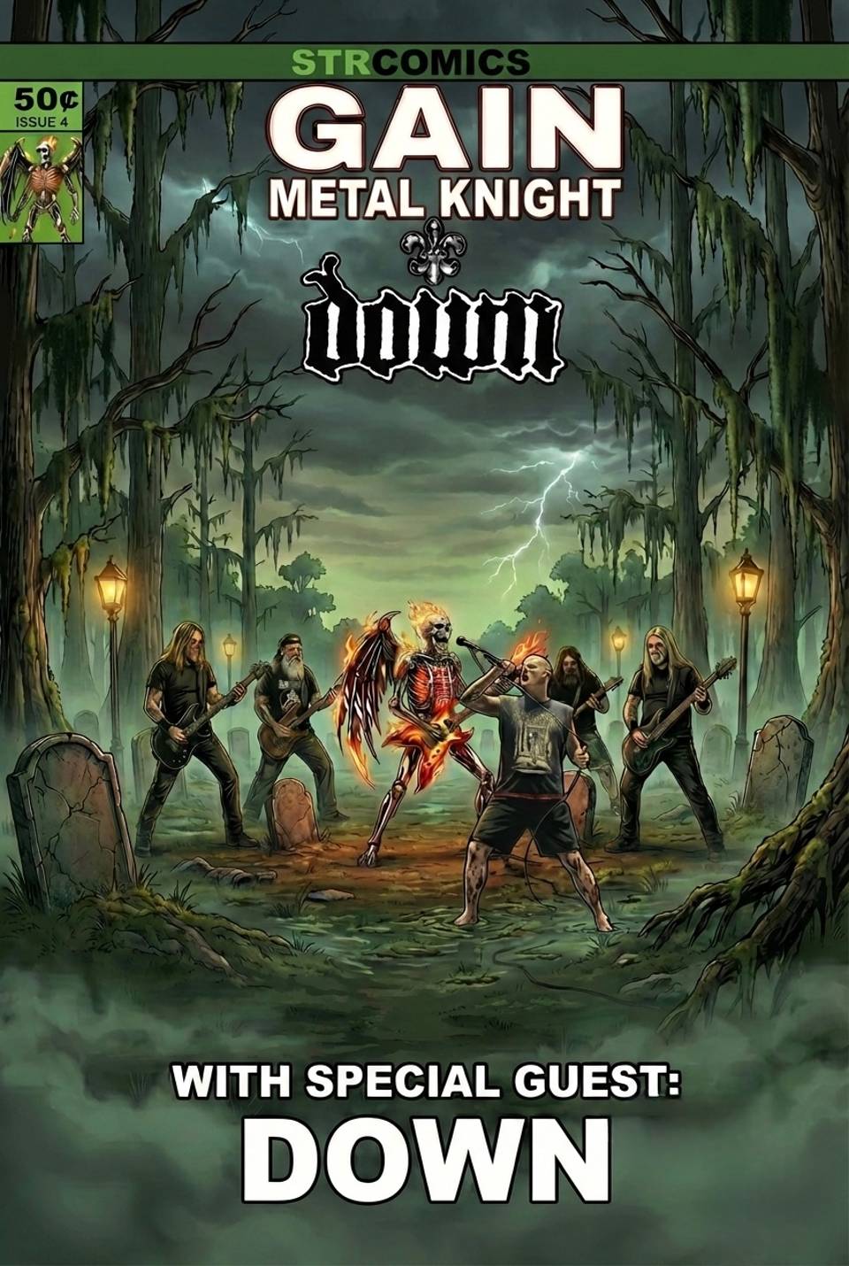 GAIN Metal Knight DOWN band comic