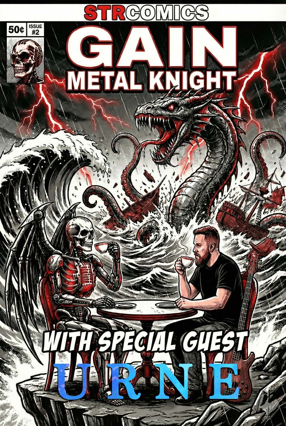 ROM Metal Knight Issue 2 - URNE band comic