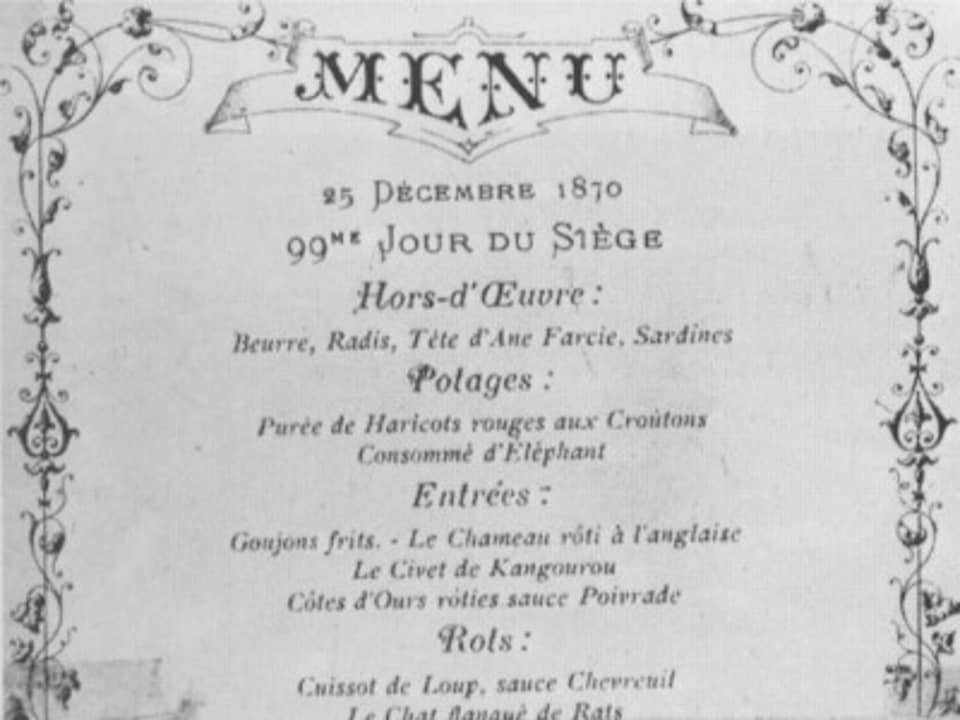 The Siege of Paris—iron, blood and elephant consommé The Siege of Paris—iron, blood and elephant consommé